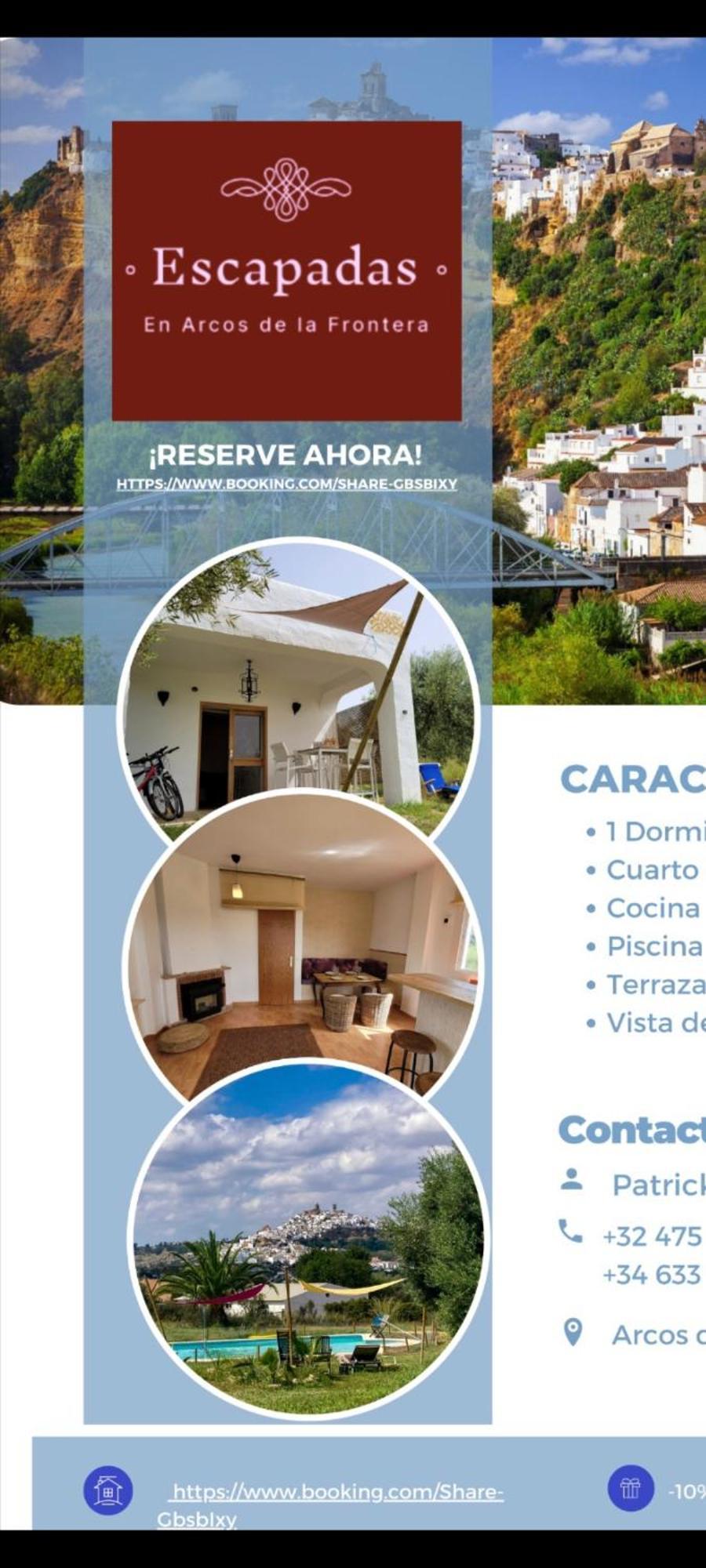 Bungalow -Escapadas En อาร์กอส เดลา ฟรอนเตรา ภายนอก รูปภาพ